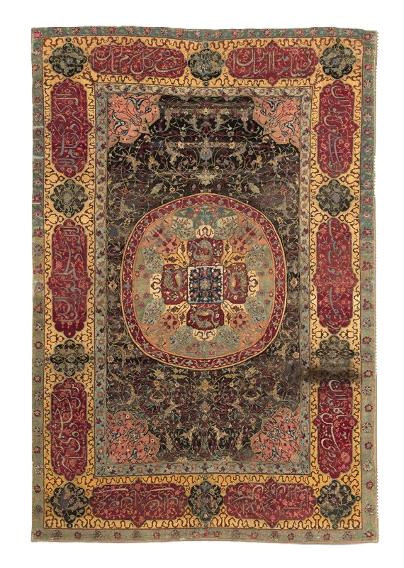 SILK MEDALLION CARPET, MUSÉE DES ARTS DÉCORATIFS, PARIS,&nbsp;FRANCE