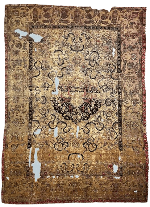 TABRIZ SILK MEDALLION CARPET, CARPET MUSEUM OF IRAN, TEHRAN,&nbsp;IRAN