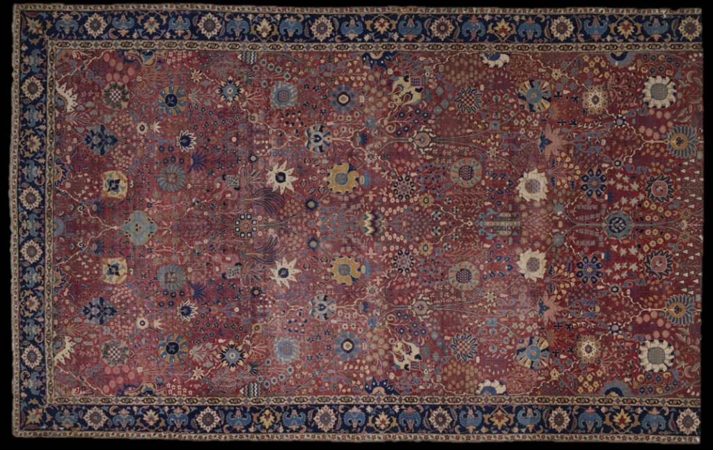 VASE CARPET, VICRORIA AND ALBERT MUSEUM (V&A), LONDON, UNITED KINGDOM