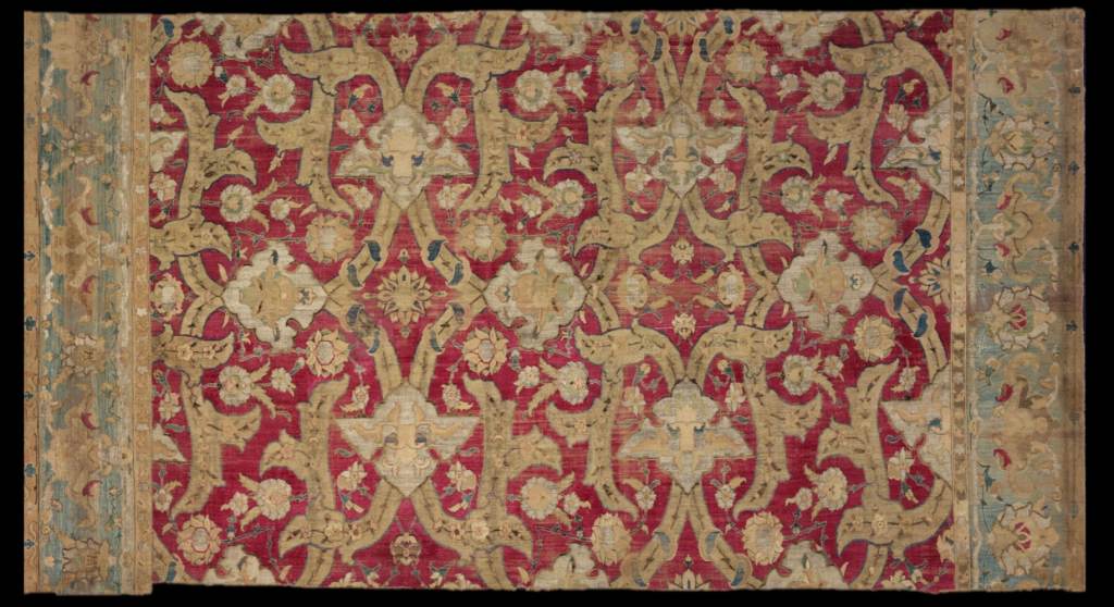 POLONAISE CARPET, VICTORIA AND ALBERT MUSEUM (V&A), LONDON, UNITED KINGDOM