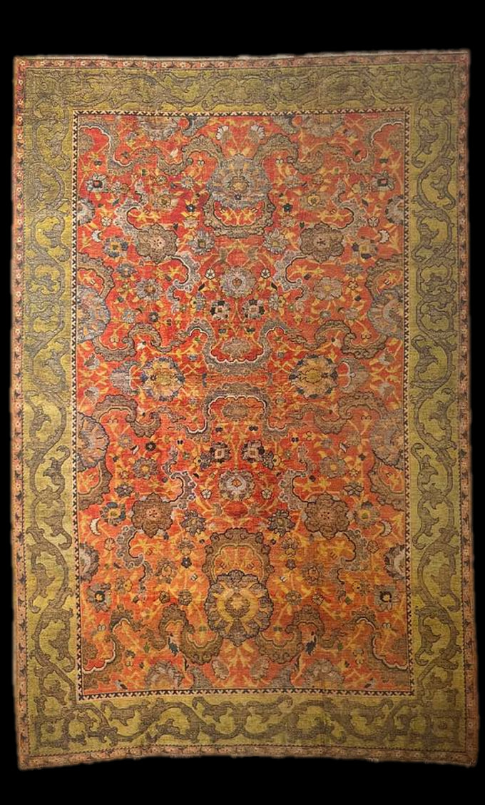 SILK CARPET WITH CLOUD-BANDS, COLLECTION OF THE ÖSTERREICHISCHES MUSEUM FÜR ANGEWANDTE KUNST, VIENNA, ASTRIA