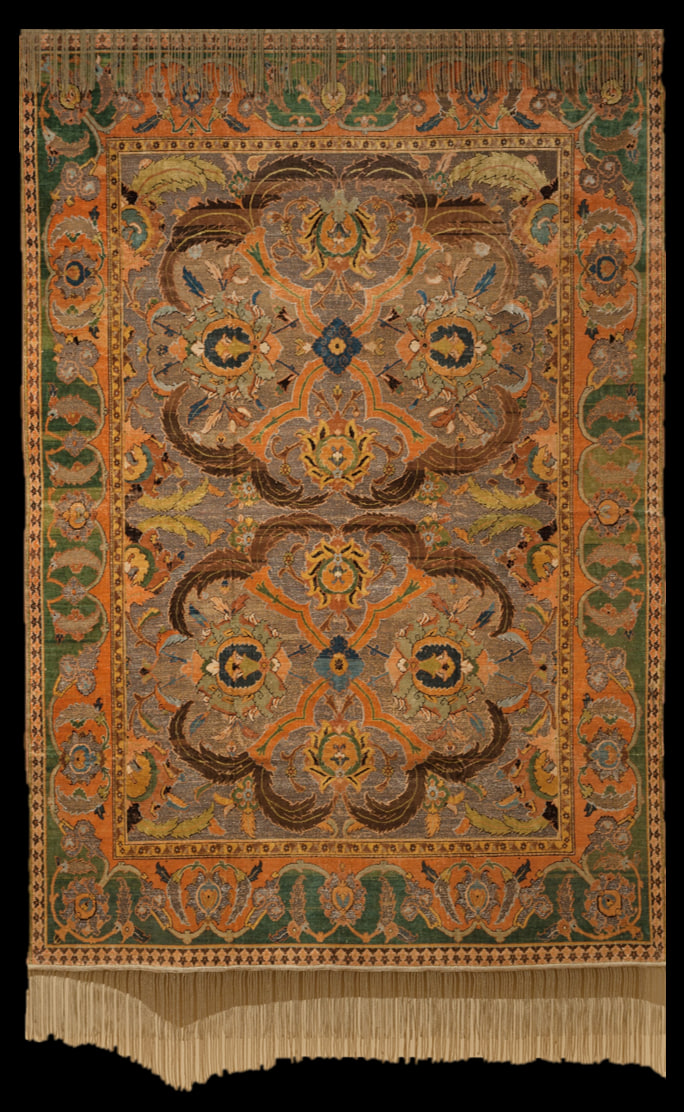 ROYAL SILK CARPET, COLLECTION OF THE CLEVELAND MUSEUM OF ART, CLEVELAND, OHIO, UNITED STATES