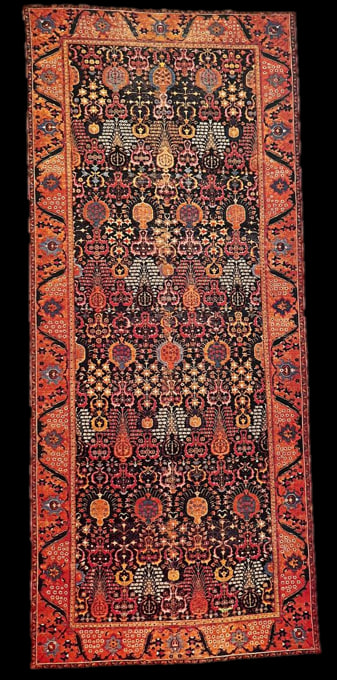 KERMAN VASE CARPET, COOLLECTION OF THE ÖSTERREICHISCHES MUSEUM FÜR ANGEWANDTE KÜNST, VIENNA,&nbsp;AUSTRIA